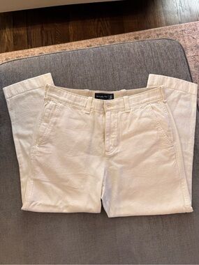Men’s Abercrombie & Fitch linen blend pants